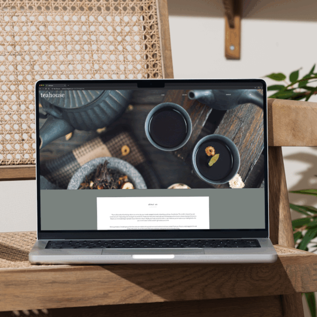tea house magazine | web design